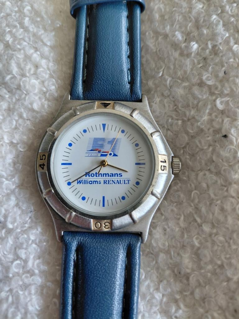 Horloge Formula1 Williams Renault vintage bouwjaar 1990, Ophalen of Verzenden, Zo goed als nieuw, Staal, Overige merken
