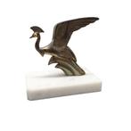 Art Deco boekensteun pauw, Ophalen of Verzenden