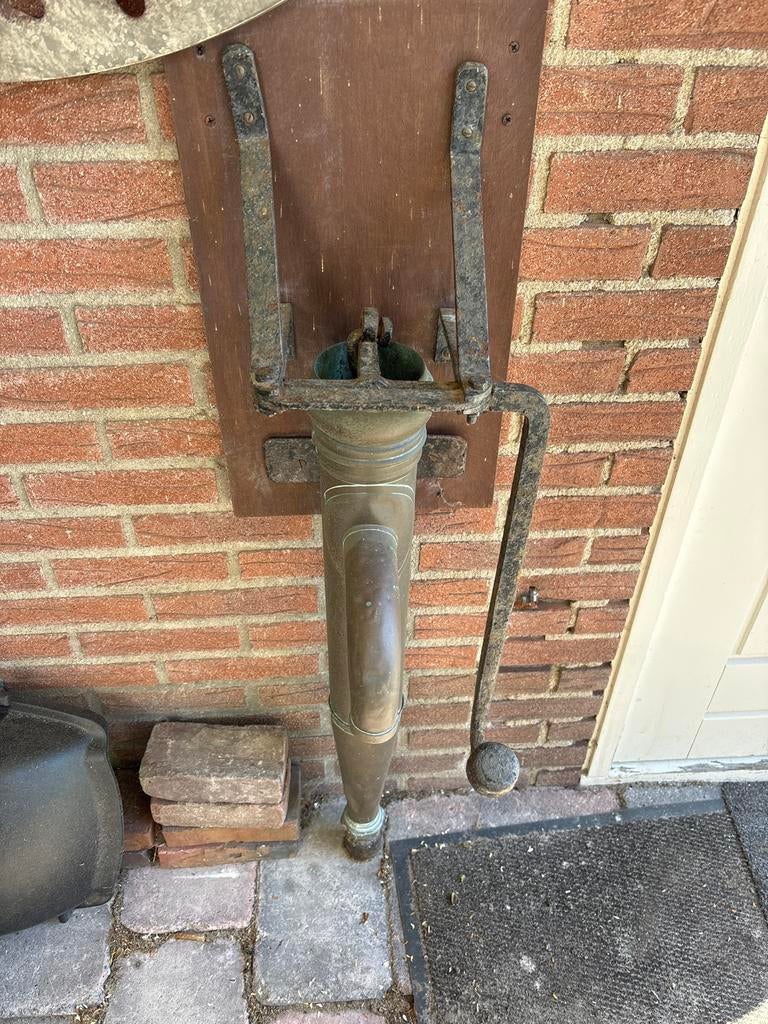 Antieke Koperen Pomp - Decoratieve Waterpomp, Antiek en Kunst, Ophalen, Koper