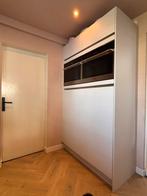 Hoge keukenkast met inbouwapparatuur - Zo goed als nieuw, Ophalen, 200 cm of meer, Wit, 50 tot 100 cm