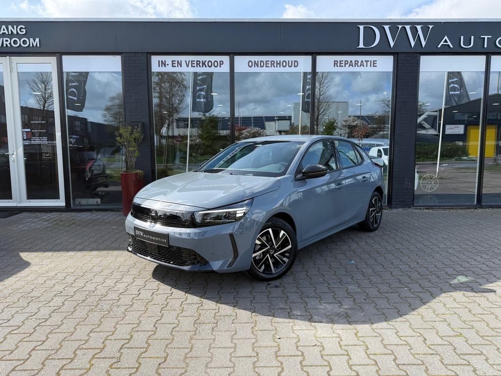 Opel Corsa 1.2 Turbo GS, Auto's, Opel, Voorwielaandrijving, Gebruikt, Zwart, 1199 cc