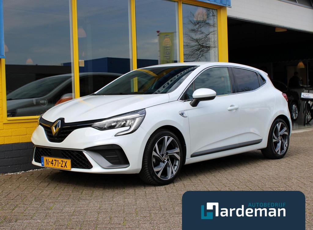 Renault Clio 1.6 E-Tech Hybrid 140 R.S. Line, Auto's, Renault, Gebruikt, Euro 6, 4 cilinders, Leder en Stof