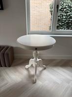 Riviera Maison ronde bijzettafel, Huis en Inrichting, Tafels | Bijzettafels, Minder dan 55 cm, Gebruikt, Rond, Hout