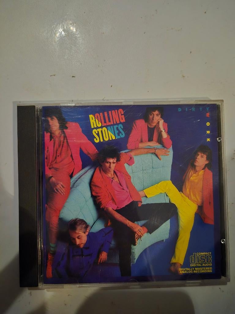 Rolling Stones - Dirty work. Cd. 1986, Ophalen of Verzenden, Gebruikt, Alternative