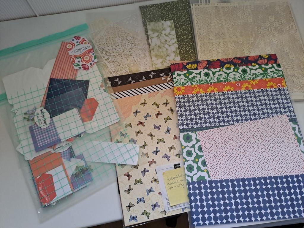Stampin up .leuk kaart papier., Ophalen of Verzenden, Nieuw, Papier of Karton