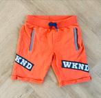 B’Chill Oranje korte broek WKND maat 128, Verzenden, Zo goed als nieuw, Jongen of Meisje, Broek