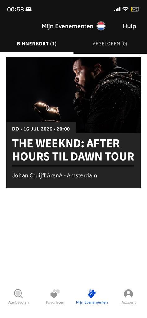 The Weeknd tickets, Twee personen, Juli