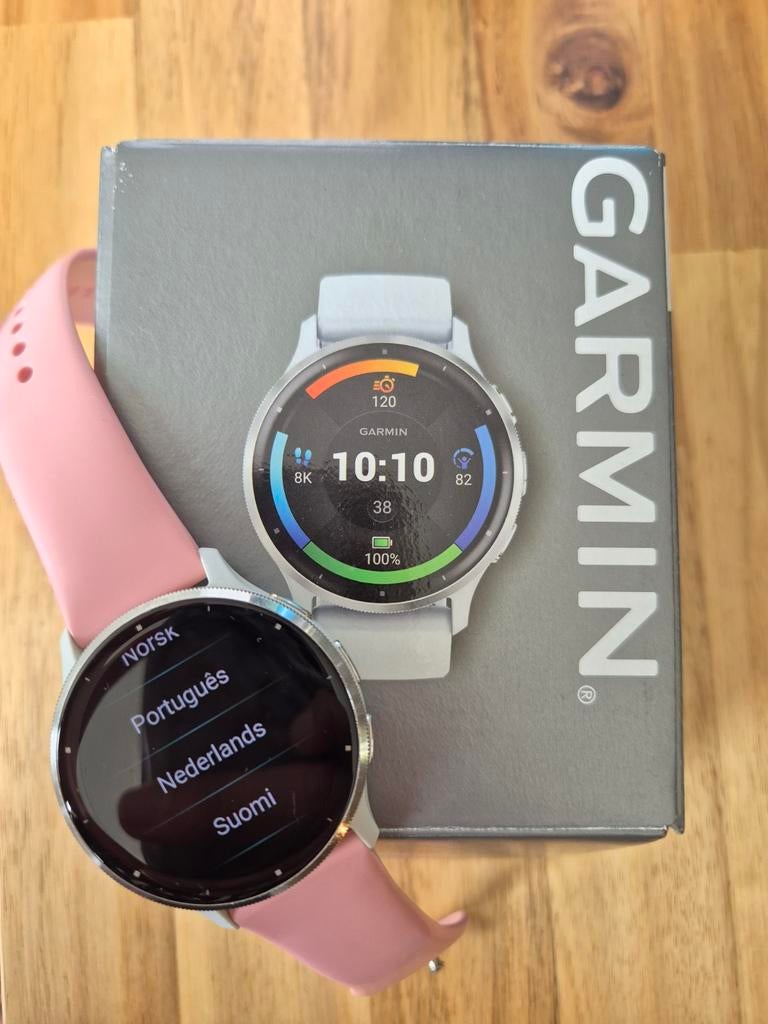 Garmin Venu 3 Sporthorloge Beige/Roségoud, Ophalen, Zo goed als nieuw, Android
