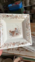 Gien SOLONGE vierkant diep schaaltje, Ophalen of Verzenden, Overige stijlen, Aardewerk, Schaal of Schalen