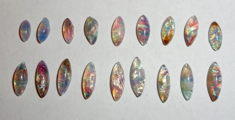 Cabochon Dichroisch glas, Ophalen of Verzenden