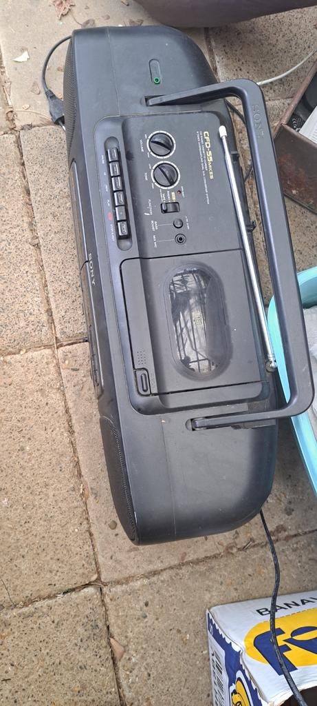 Sony CFD-55 MK2 CD Radio Cassette-Corder Boombox, Ophalen of Verzenden, Gebruikt, Sony, Draagbaar