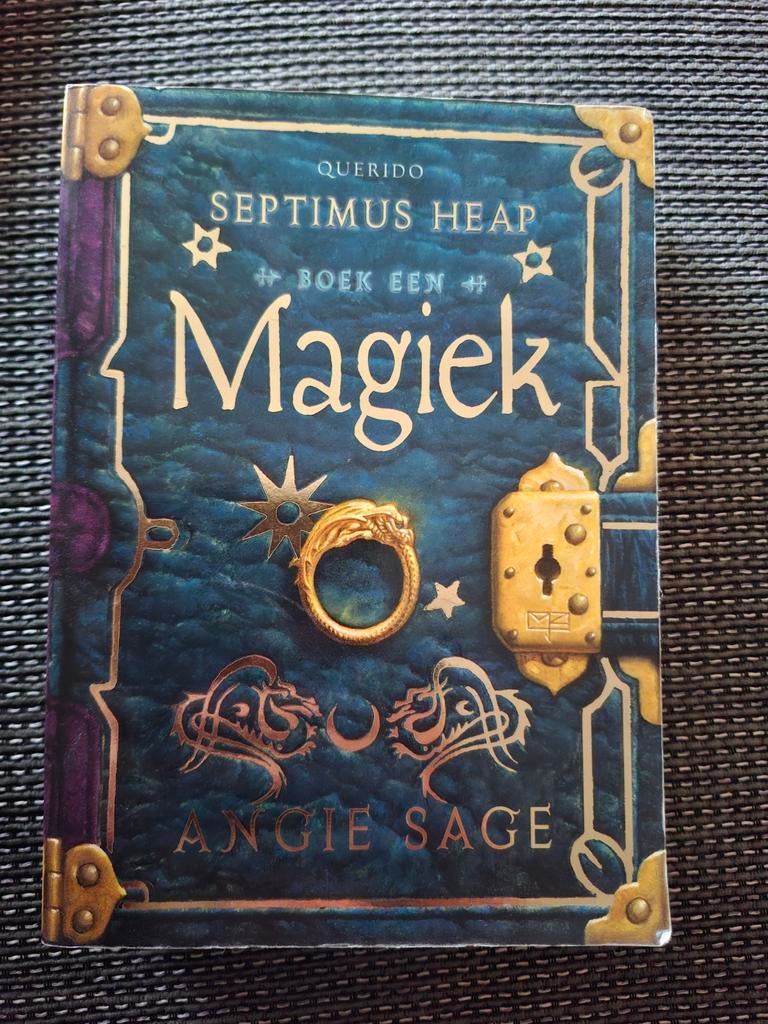 Septimus Heap Boek Een: Magiek - Angie Sage, Boeken, Ophalen of Verzenden, Gelezen