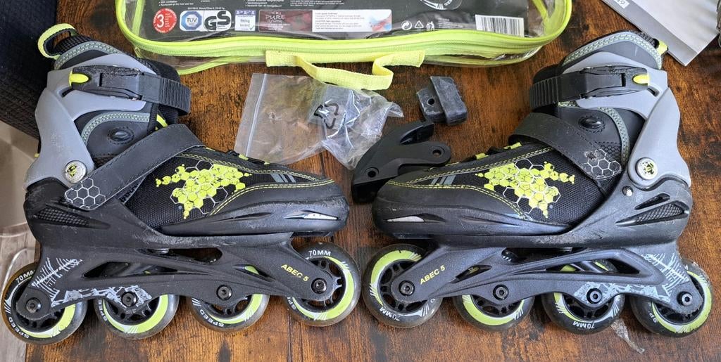 Skeelers crivit  32 tot 36, Sport en Fitness, Skeelers, Ophalen, Gebruikt
