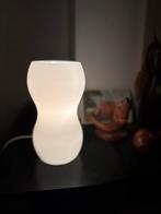 Vintage IKEA B9512 Tafellamp - Wit Glas, Max 40W, Huis en Inrichting, Lampen | Tafellampen, Ophalen of Verzenden, Zo goed als nieuw