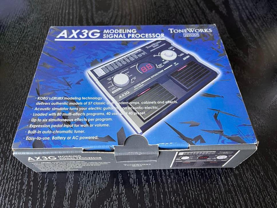 Korg AX3G effecten pedaal, Muziek en Instrumenten, Effecten, Ophalen of Verzenden, Gebruikt, Multi-effect