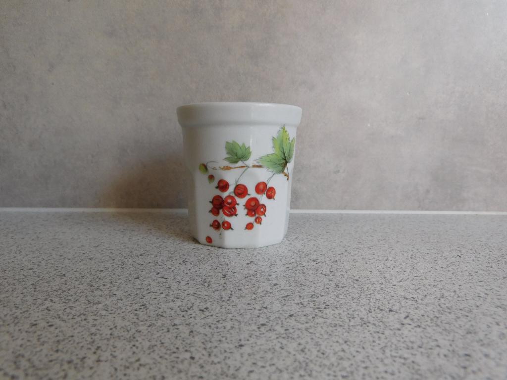 Confiture Pot 6,5x6,5 cm. Rode Bes Pillivuyt, Ophalen of Verzenden