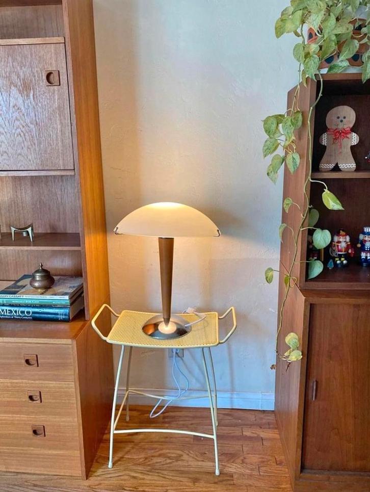 Vintage IKEA Kvintol Tafellamp – Groot Model, Huis en Inrichting, Lampen | Tafellampen, Zo goed als nieuw, 50 tot 75 cm, Glas