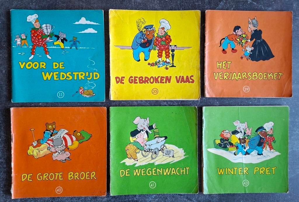6 deeltjes van Flipje  ( Tiel), Verzamelen, Merken en Reclamevoorwerpen, Gebruikt, Overige typen, Ophalen of Verzenden