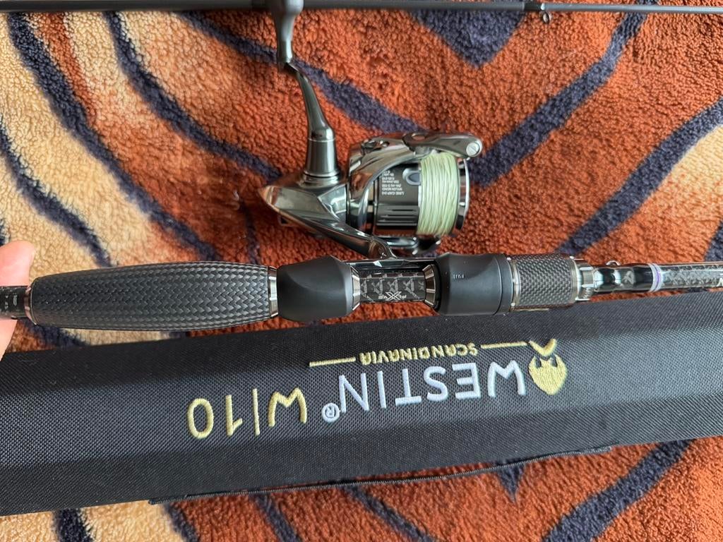 Westin W10 Finesse Shad hengel 223cm 8-36g, Ophalen of Verzenden, Zo goed als nieuw, Werphengel