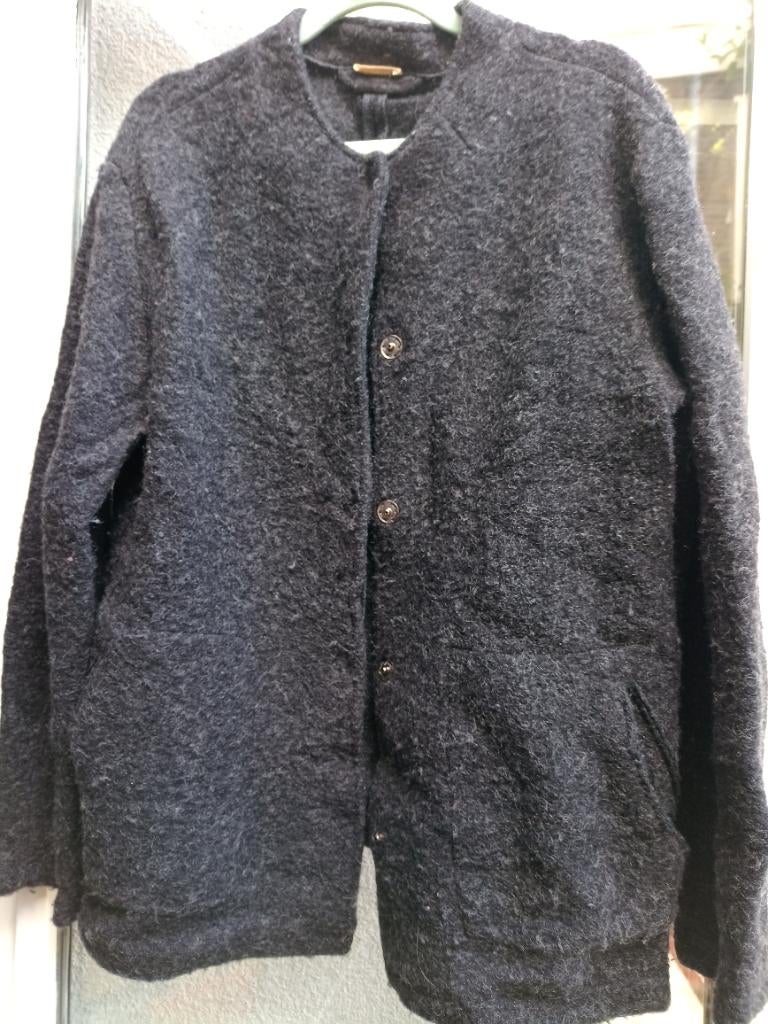 Wollen damesjas Enna mt M, Zo goed als nieuw, Grijs, Enna, Ophalen