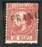 Nvph 8 met franco zonder kastje, Postzegels en Munten, Postzegels | Nederland, Ophalen of Verzenden, Gestempeld