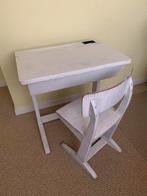 Vintage Kinderbureau met Stoel, Kinderen en Baby's, Kinderkamer | Tafels en Stoelen, Ophalen, Gebruikt, Tafel(s) en Stoel(en)