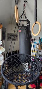 Relaxte hangstoel inclusief ophangbeugel, Huis en Inrichting, Stoelen, Ophalen of Verzenden, Zo goed als nieuw, Zwart, Eén