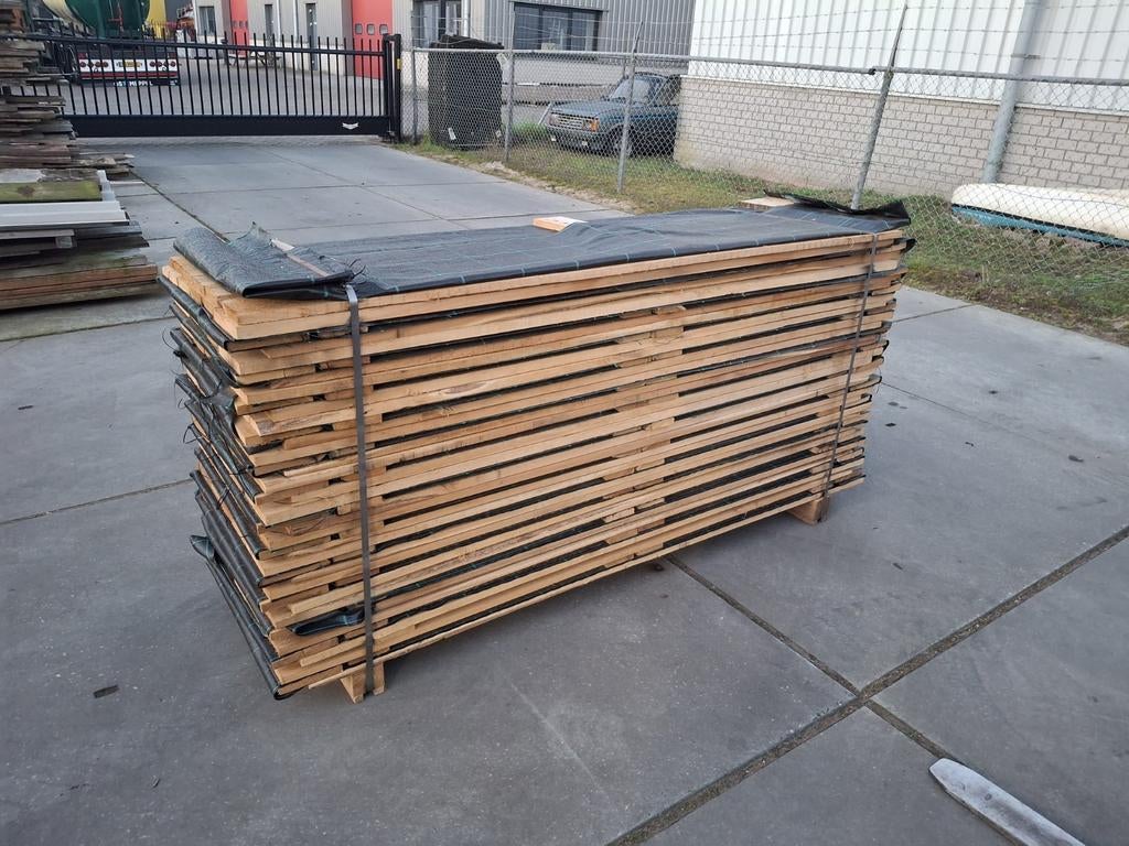 Robinia  beschoeiings  schotten  Hardhout  grondkering, Tuin en Terras, Palen, Balken en Planken, Palen, Nieuw, Ophalen of Verzenden