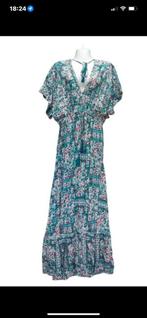 Z.g.a.n.! Prachtige lange turquoise jurk van estvi mt 44, Overige kleuren, Maat 42/44 (L), Ophalen of Verzenden, Zo goed als nieuw