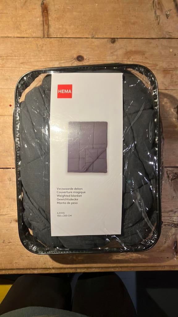 Verzwaringadeken hema grijs, Ophalen of Verzenden, Zo goed als nieuw