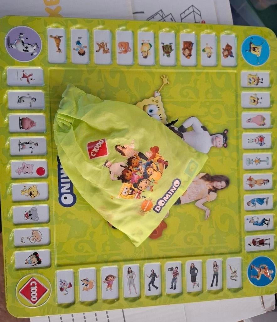 C1000 nikelodeon domino, Verzamelen, Supermarktacties, Albert Heijn, Ophalen of Verzenden