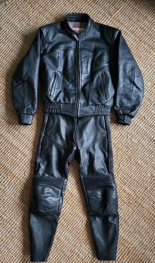 Damen Leathers leren motorpak- tweedelig-  maat M / 42., Motoren, Kleding | Motorkleding, Combipak, Dames, Heren, Tweedehands