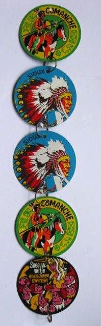 Comanche/ Sioux/ Sneeuwwitje Hangers Jaren 60, Ophalen of Verzenden, Gebruikt, Overige typen