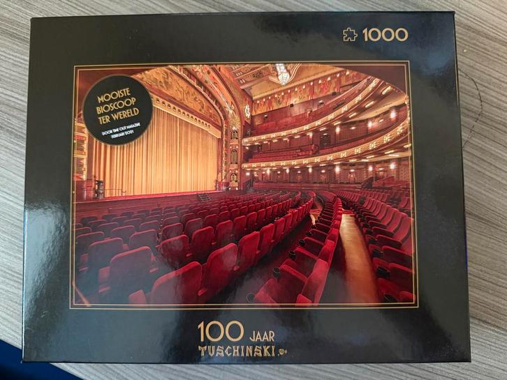 100 jaar Tuschinski puzzel - 1000 stukjes, Hobby en Vrije tijd, Denksport en Puzzels, Nieuw, Legpuzzel, 500 t/m 1500 stukjes, Ophalen