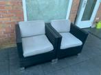 Tuinstoelen, Tuin en Terras, Tuinsets en Loungesets, Ophalen, Gebruikt, Kunststof, 2 zitplaatsen