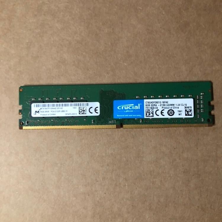 Crucial 8GB DDR4 Desktop RAM 2133MHz, 2133MHz, Gebruikt, DDR4, 8 GB