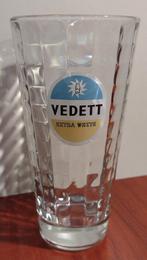 Oud Vedett Extra White Ruitjesglas 33cl. (A), Ophalen of Verzenden, Gebruikt, Glas of Glazen, Overige merken