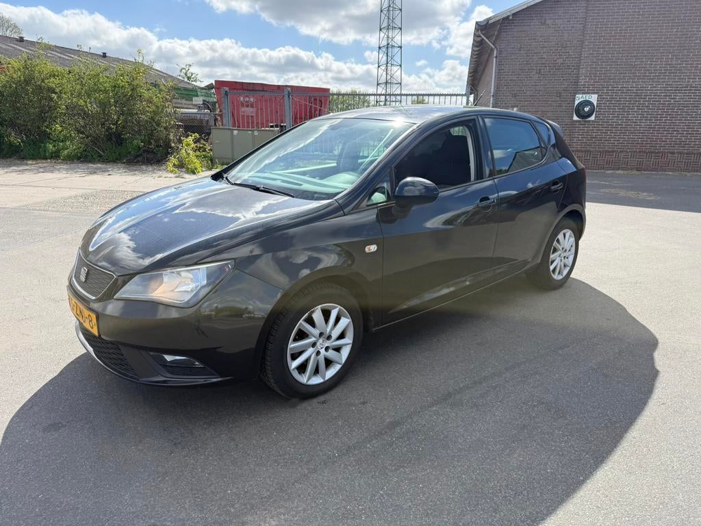Seat Ibiza 1.2 TDI 55KW Ecomotive 2012 Zwart, Voorwielaandrijving, Euro 5, Stof, 74 pk