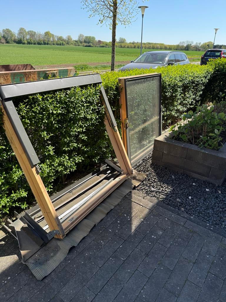 FAKRO FTP-V U3 Dakraam 114x118 cm, Gebruikt, 80 tot 120 cm, 120 tot 160 cm, Ophalen of Verzenden