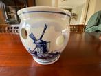 Delfts blauw bollenplanter antiek handpainted, Antiek en Kunst, Antiek | Keramiek en Aardewerk, Ophalen of Verzenden
