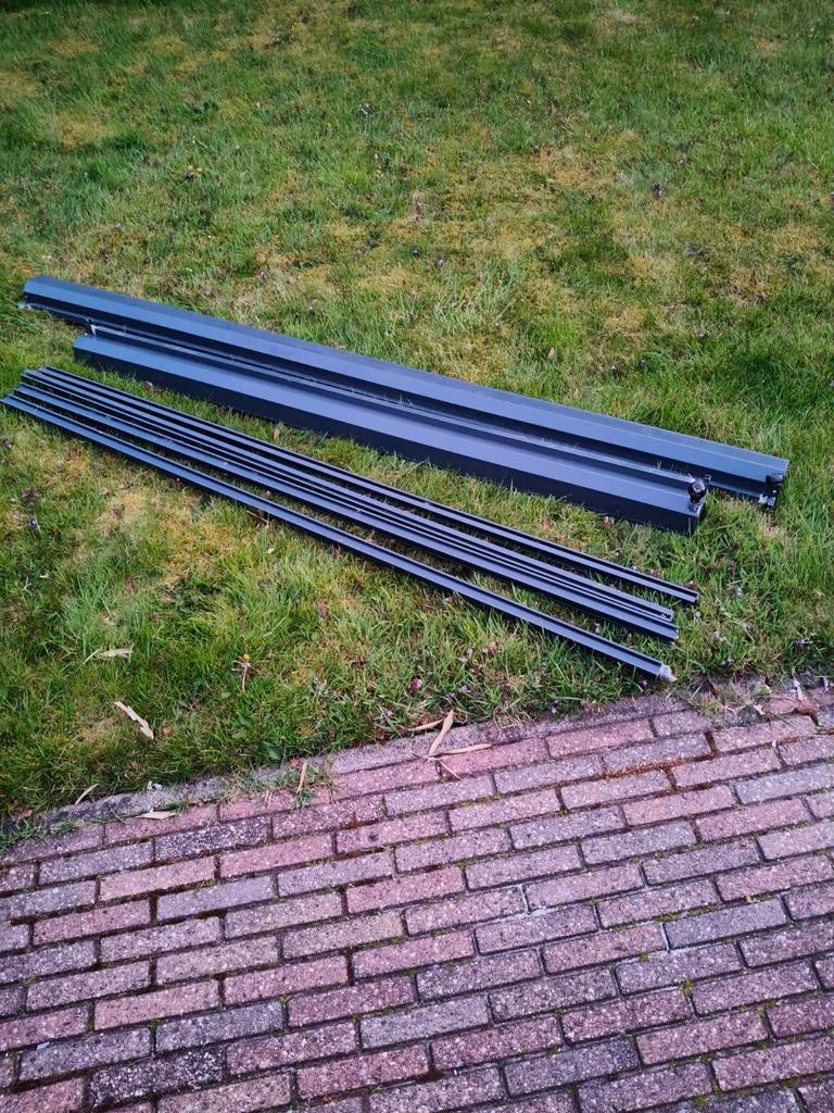 Zonwerende screens antraciet, Ophalen