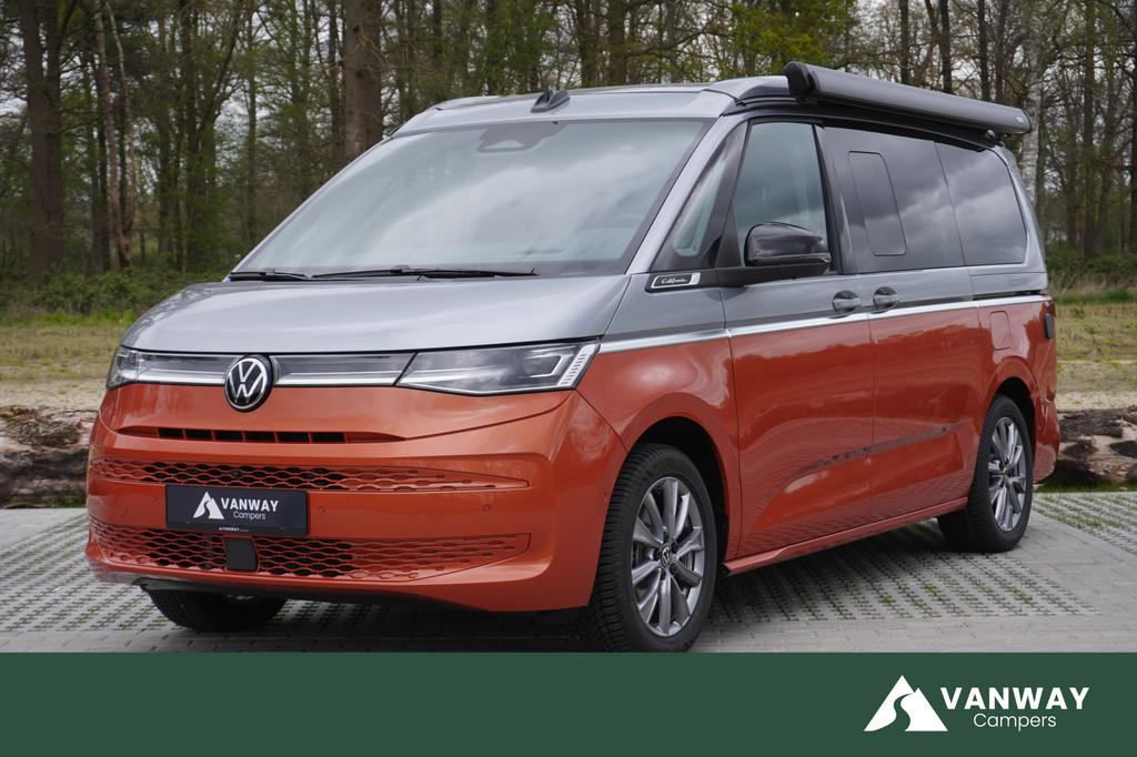 Volkswagen California Ocean T7 245PK Automaat PHEV 4x4 Apple, Caravans en Kamperen, Automaat, Buscamper of Camperbus, Volkswagen