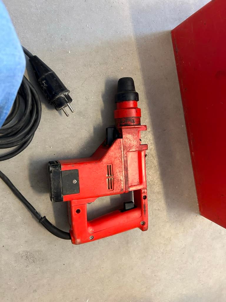 Kango klopboormachine incl. koffer - Oud maar werkt nog, Klopboormechanisme, Ophalen, Boormachine, Gebruikt