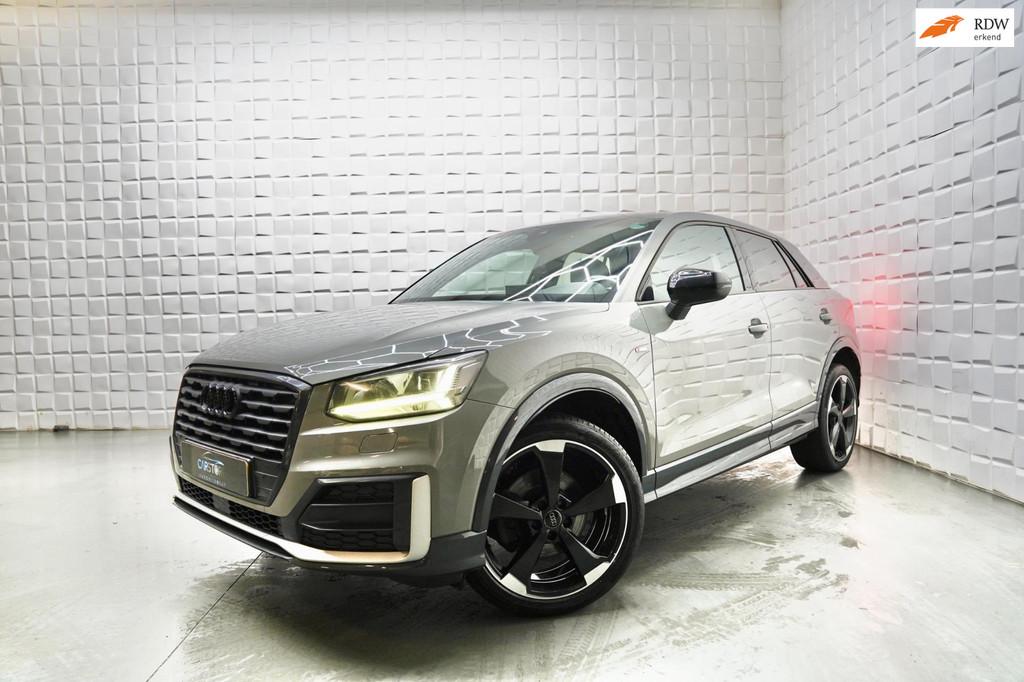 Audi Q2 1.4 TFSI CoD 2x S LINE VIRTUAL NARDO GREY LEER NAP, Auto's, Gebruikt, 4 cilinders, 150 pk, Lichtsensor