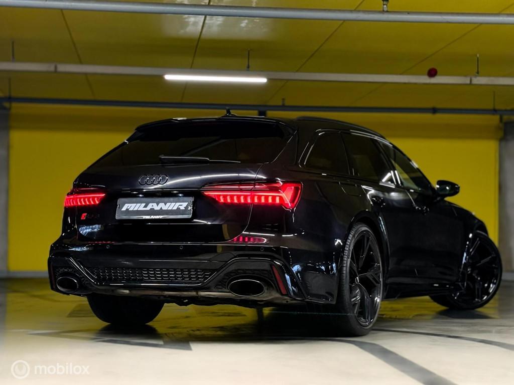 Audi A6 Avant RS 6 TFSI quattro |Keramisch|Pano|B&O|HUD|ACC, Auto's, Audi, Automaat, Gebruikt, 600 pk, Leder