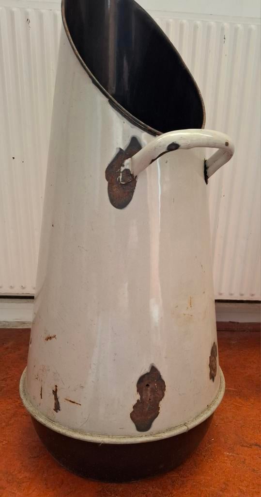 Emaille kolenkit jaren 60, Antiek en Kunst, Antiek | Emaille, Ophalen