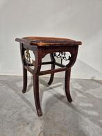 Art nouveau piano kruk jugendstil bloemen motief., Ophalen of Verzenden