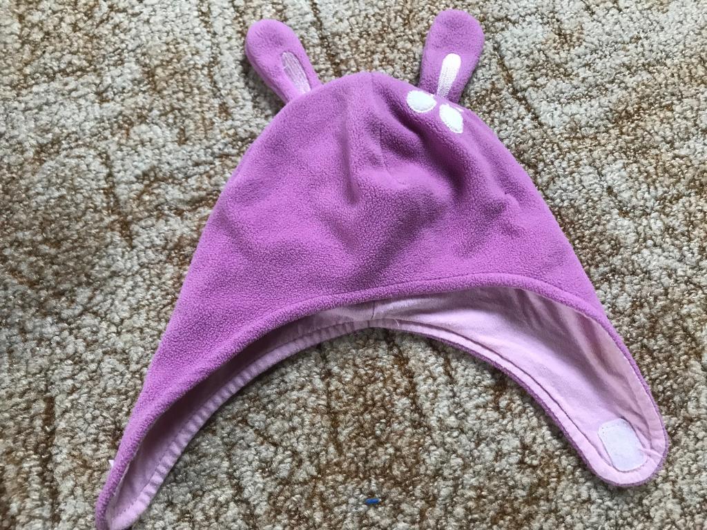 Baby winter muts met oortjes 44 cm, Ophalen of Verzenden, Gebruikt, Jongetje of Meisje, Muts