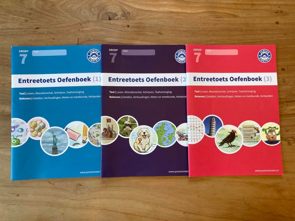 Junior Einstein Groep 7 Entreetoets oefenboeken editie 2017, Ophalen of Verzenden, Gelezen, Overige niveaus, Nederlands