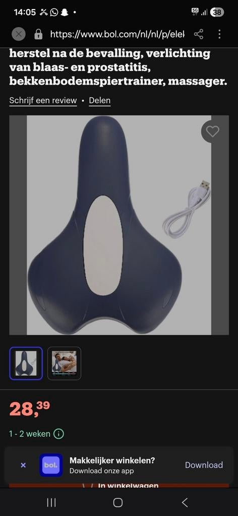 Bekkenbodemspiertrainer & Massager met Afstandsbediening, Ophalen of Verzenden, Nieuw